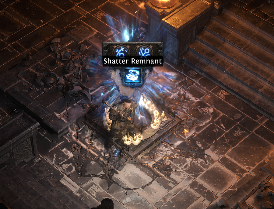 Shatter Remnant — one of the Ezomyte Remnant encounters that sits at the heart of 0.5's new Rune Crafting mechanic. And this is exactly where the leveling experience changes for everyone, not just Monk.